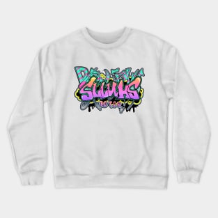 Dope Slluks logo design graffiti drawing Crewneck Sweatshirt